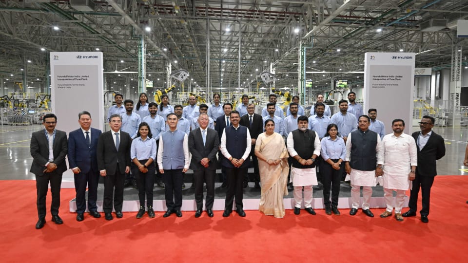 Hyundai Motor Group to invest $15.5 billion in India by 2032 Hyundai Motor India Pune plant inauguration, October 14, 2026